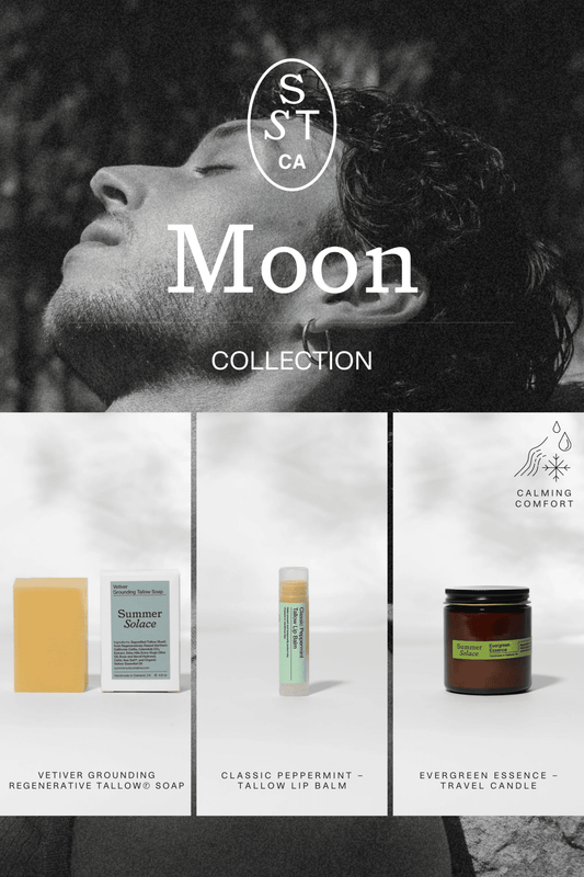 The Moon Collection | Calming Tallow Skincare & Candle
